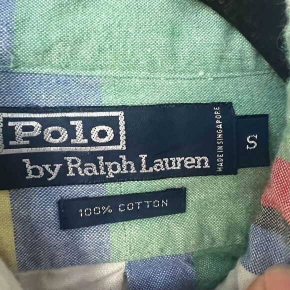 Polo Ralph Lauren Men's Multicolor Plaid Button-Up Long-Sleeve Shirt Size Small - Picture 4 of 7